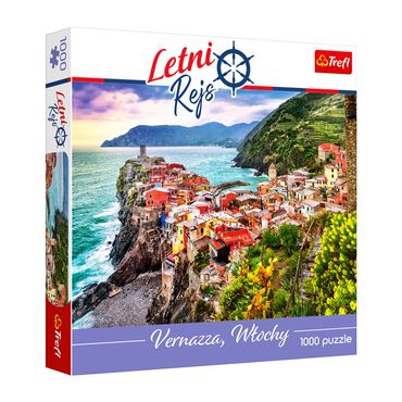 TREFL_Puzzle Letni Rejs, 1000 elementów, Vernazza Włochy_1