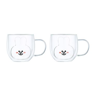 MG HOME_Szklanki termiczne z uchem MG Home Kids, 2 sztuki, 280 ml, królik_1