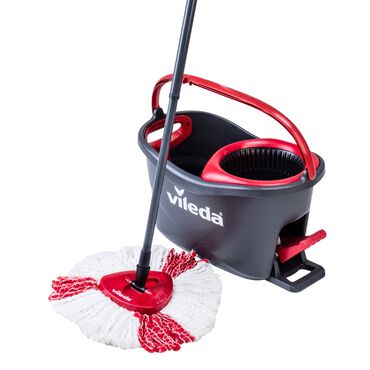 VILEDA_Mop obrotowy Vileda Turbo 2 w 1, z zestawem produktów do sprzątania1