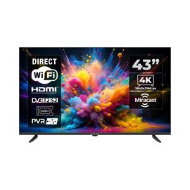 Telewizor 43" Kiano Elegance, bezramkowy, 4K Ultra HD, Smart TV, DVB-T2