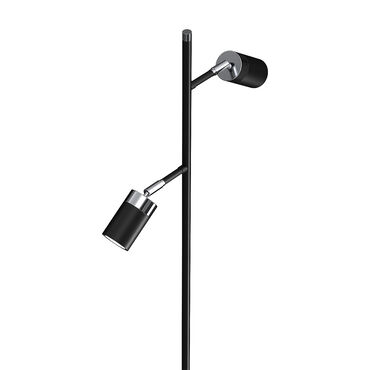 Lampa podłogowa Milagro Joker 2 x GU10, czarna chrom