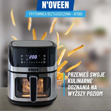 NOVEEN_Frytkownica beztłuszczowa z okienkiem Noveen AF560, 1600 W, 6,5 l, czarny_7