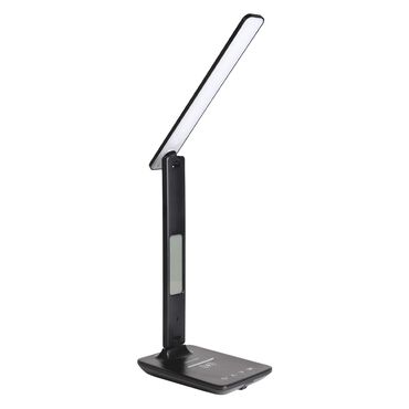 SMUKEE_Lampka biurkowa Smukee, z kalendarzem i ładowarką indukcyjną, czarna_1
