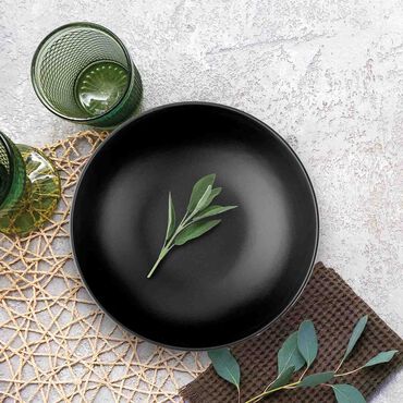 MG HOME_Zestaw misek z kamionki MG Home Artena Black,780 ml, 4 sztuki, czarne_4