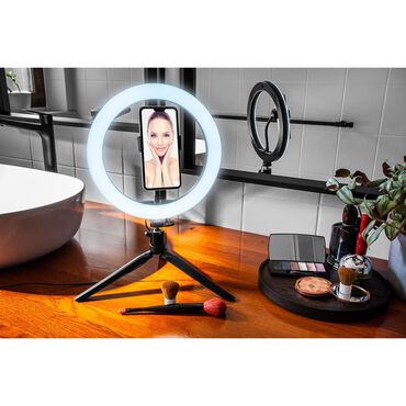 Lampa pierścieniowa Ring 26 cm, z mini statywem, na USB