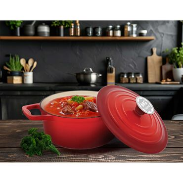 MG HOME_Garnek żeliwny MG Home Infinito, 4,8 l, czerwony_5
