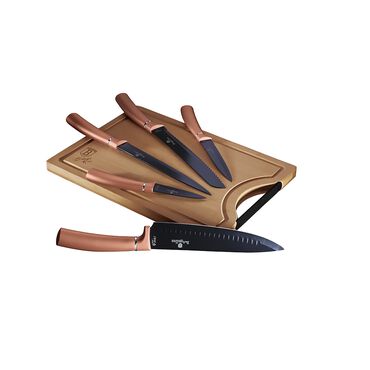 BERLINGERHAUS_Zestaw 5 noży Rose Gold, z deską, z powłoką nieprzywierającą_1