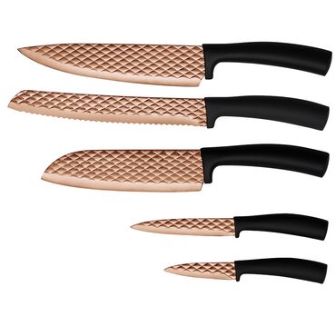 BERLINGERHAUS_Zestaw 5 noży ze stali nierdzewnej Rose Gold, z tytanową powłoką nieprzywierającą_1