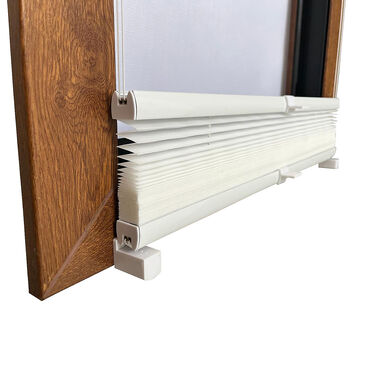 Roleta plisowana DecoTeam, 57 x 130 cm, biała