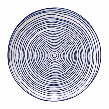 Zestaw obiadowy z porcelany na 4 osoby MG Home Marea, 12 elementów, biały