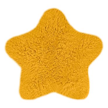 DOMAREX_Dywanik łazienkowy 60 x 60 cm Domarex Soft Star, żółty_1
