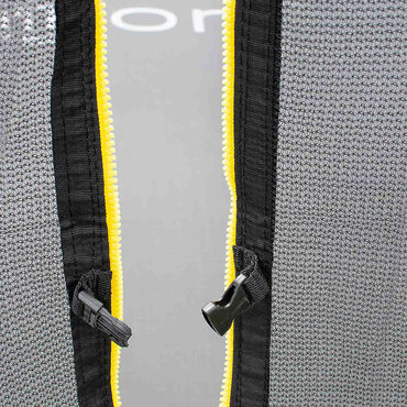 Trampolina Jumi Motion 8FT, 244 cm, z siatką zewnętrzną, zielona
