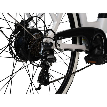 Rower elektryczny Fantom Trendy, 18”, perłowy