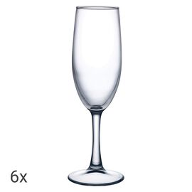Komplet 6 kieliszków Pasabahce Amber, 200 ml, do szampana