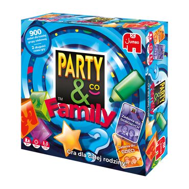 Gra planszowa Party&Co Family, 2 poziomy pytań, 8+