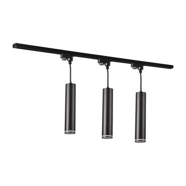 SANICO_Lampa sufitowa wisząca Sanico Goldlux Paris, na szynie, 3 x 10GU, 1 m, czarna_1