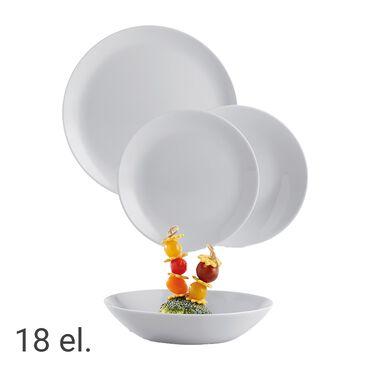 LUMINARC_Zestaw obiadowy na 6 osób Luminarc Diwali, 18 elementów, szary_1