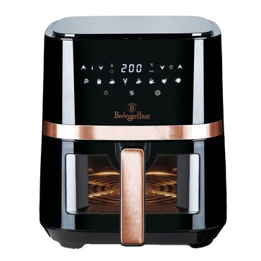 BERLINGERHAUS_Frytkownica beztłuszczowa z okienkiem BerlingerHaus Black Rose, 1450 W, 5 l, czarna_1