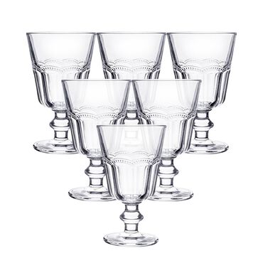 ALTOM DESIGN_Szklanki na nóżce Altom Design, 6 sztuk, 240 ml, transparentne_1