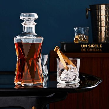 Zestaw do whiskey Cassiopea, karafka i 6 szklanek