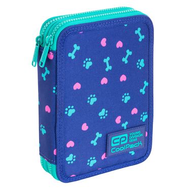 COOLPACK_Piórnik podwójny Jumper XL, z wyposażeniem, Puppy Love_1