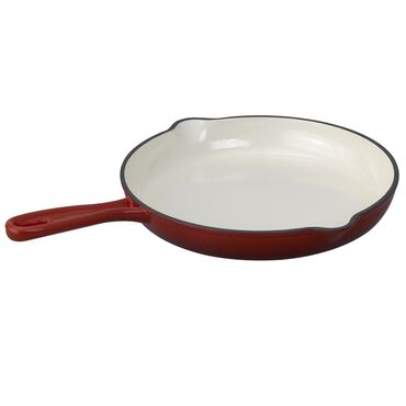 MG HOME_Patelnia 25 cm MG Home Infinito, żeliwna, czerwona_1