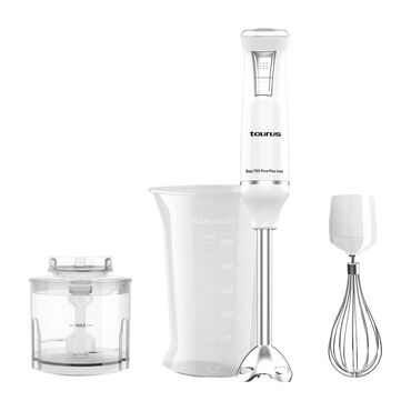 TAURUS_Blender ręczny Taurus Bapi 750 Pure Plus Inox, 750 W, z akcesoriami, biały_1