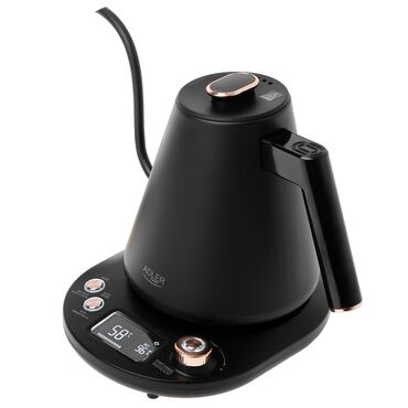 Czajnik elektryczny Adler AD 1349 Gooseneck, 1 l, 1100 W, z regulacją temperatury