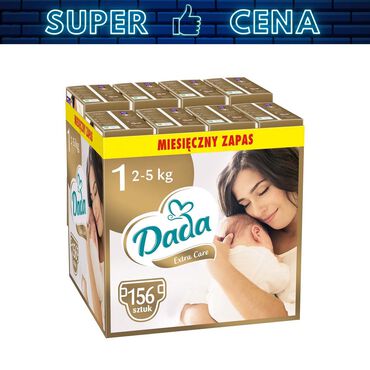 DADA_Pieluszki Extra Care 1 New Born, 2-5 kg, 156 szt., superchłonny wkład_1