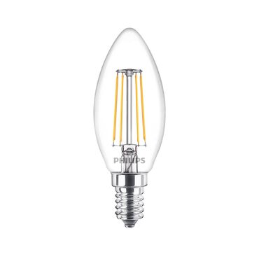PHILIPS_Komplet 4 żarówek LED filament, E14, 40 W, chłodna biel_1