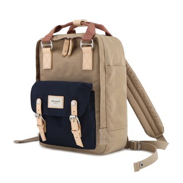 HIMAWARI_Plecak na laptopa 14” Himawari, 16 l, beżowo-granatowy_3