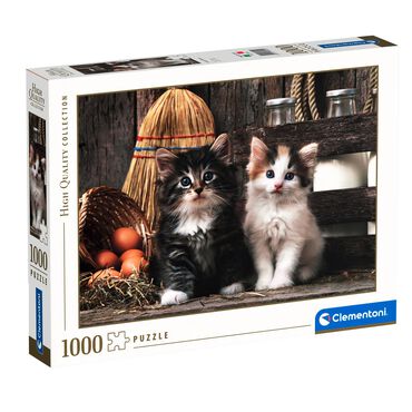 CLEMENTONI_Puzzle Kotki, 1000 elementów, 69 × 50 cm_1