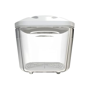 Pojemnik próżniowy z pompką manualną 2,7 l, biały