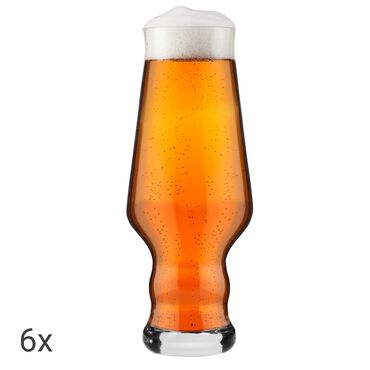 KROSNO_Szklanki do piwa Krosno Splendour, 6 sztuk, 400 ml, transparentne_1