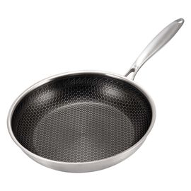 Patelnia 24 cm MG Home Maestro, ze stali nierdzewnej