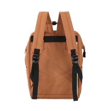 Plecak miejski Himawari, 19 l, z USB, brązowy