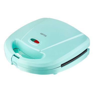 HOFFEN_Opiekacz do kanapek Hoffen, 750 W, z wymiennymi płytkami, miętowy_1