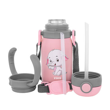 Bidon NOVEEN TB566 Pink Solid 300 ml, różowy