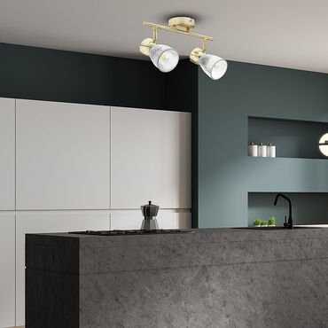 Lampa sufitowa Milagro Spot Best 2 x E14, złota