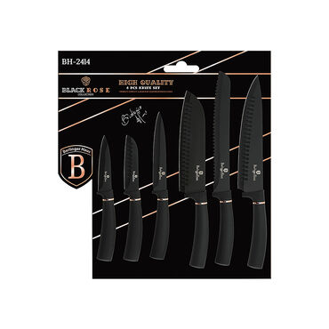 Berlinger Haus_Zestaw 6 noży Black Rose BH/2414, czarne_3