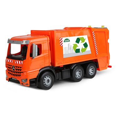 LENA_Śmieciarka Mercedes Arocs, opuszczane kosze_1