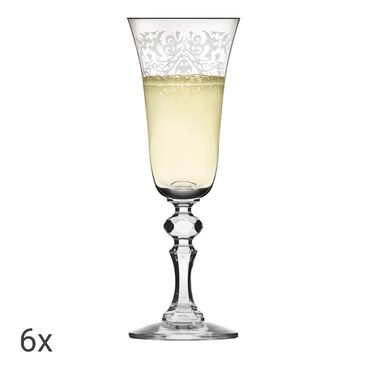 KROSNO_Komplet 6 kieliszków KROSNO KRISTA DECO, 150 ml, do szampana_1