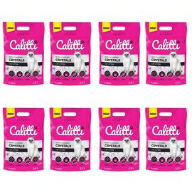 Żwirek silikonowy dla kota Calitti Crystals, 8 x 3,8L