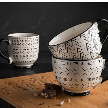 FLORINA_Komplet 6 kubków porcelanowych Nordic, 470 ml, eleganckie_3