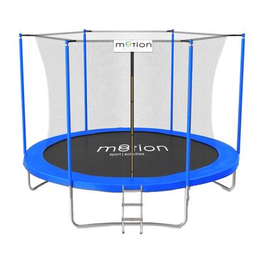 JUMI_Trampolina Jumi Motion 8FT, 244 cm, z siatką wewnętrzną, niebieska_1