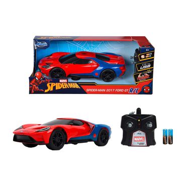 JADA_Samochód zdalnie sterowany JADA RC Ford GT, Marvel Spider-Man, 1:16_1