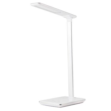 SMUKEE_Lampka biurkowa z ładowarką indukcyjną, USB, biała_1