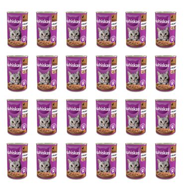 WHISKAS_Mokra karma Whiskas, dla dorosłych kotów, z kaczką, 24 x 400 g_1