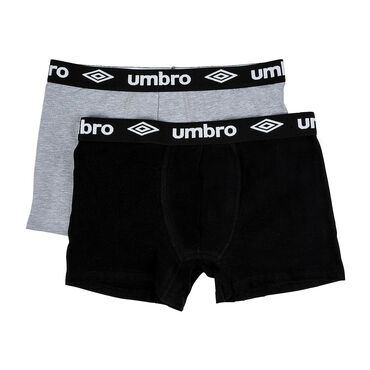 UMBRO_Komplet 2 par bokserek męskich, rozmiar M, czarne / szare_1