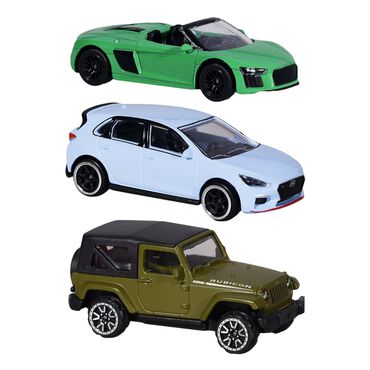 MAJORETTE_Zestaw 3 resoraków, Audi, Hyundai, Jeep, skala 1:64_1